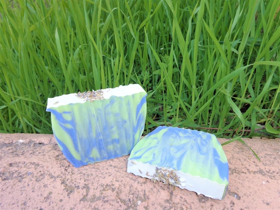 fresh cut grass soap
