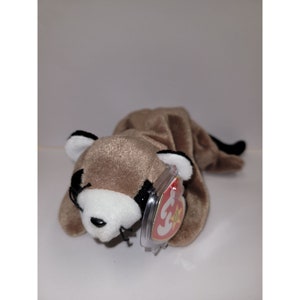 Ty Beanie Baby RINGO RACOON 1995 Tag Soft Toy RARE New Retired