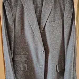 Vintage 1950s hollywood fleck atomic suit larger size exc condition