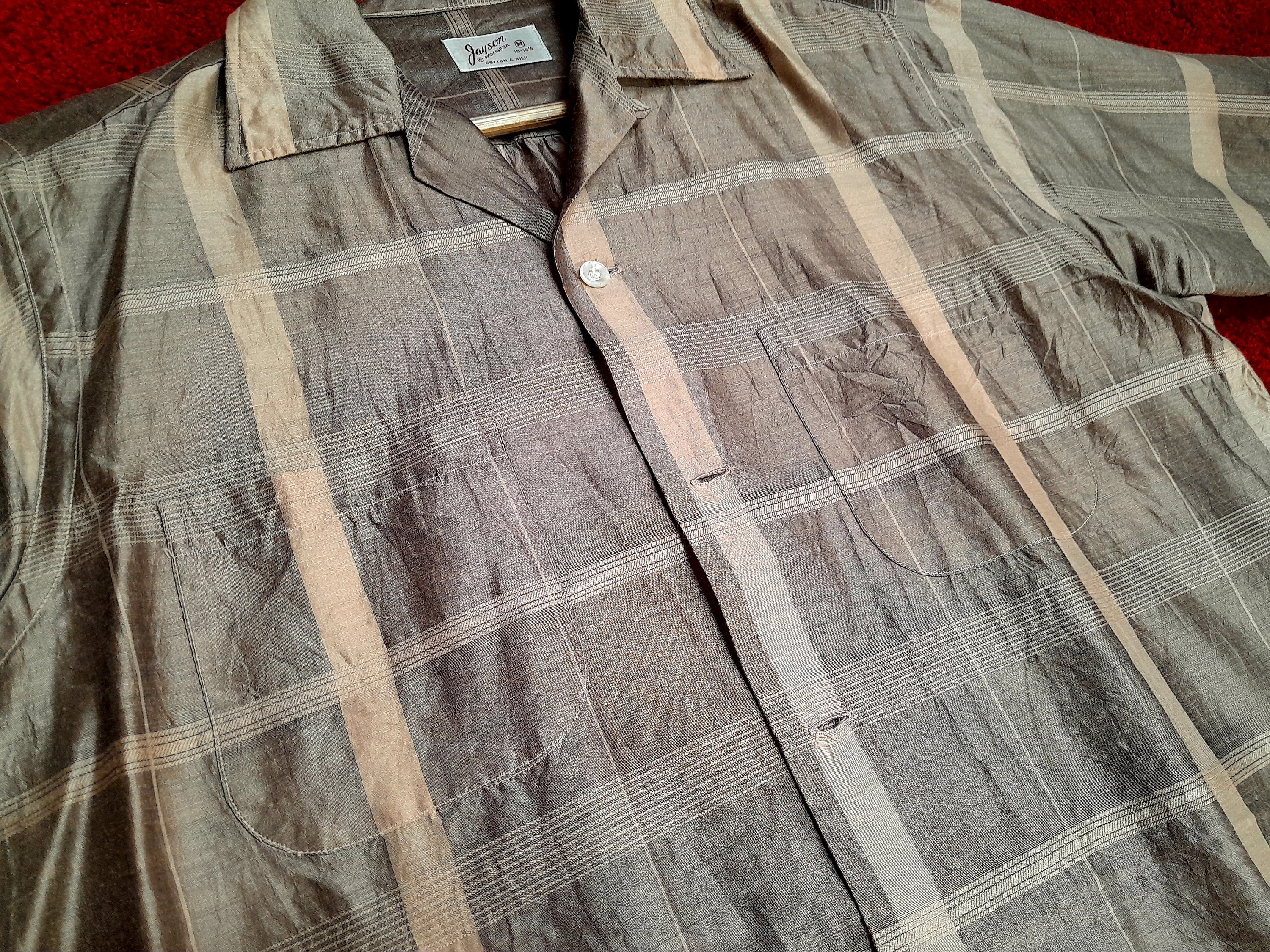 トップス 60s Jayson cotton rayon shirts 60s Jayson Shirt - Etsy
