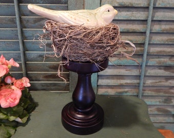 Wood Pedestal - Candleholder - Pillar Candle Holder