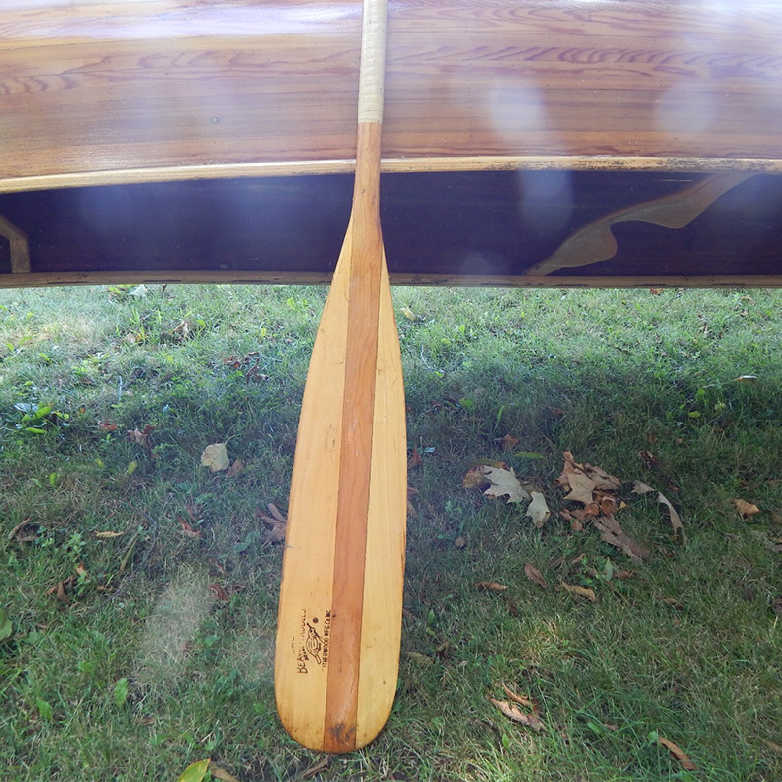 Beaver Brand Canoe Paddle Etsy