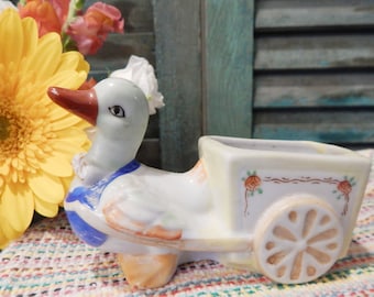 Easter Decoration - Vintage Easter Decor - Easter Candy Holder - Easter Egg Cup - Easter Duck