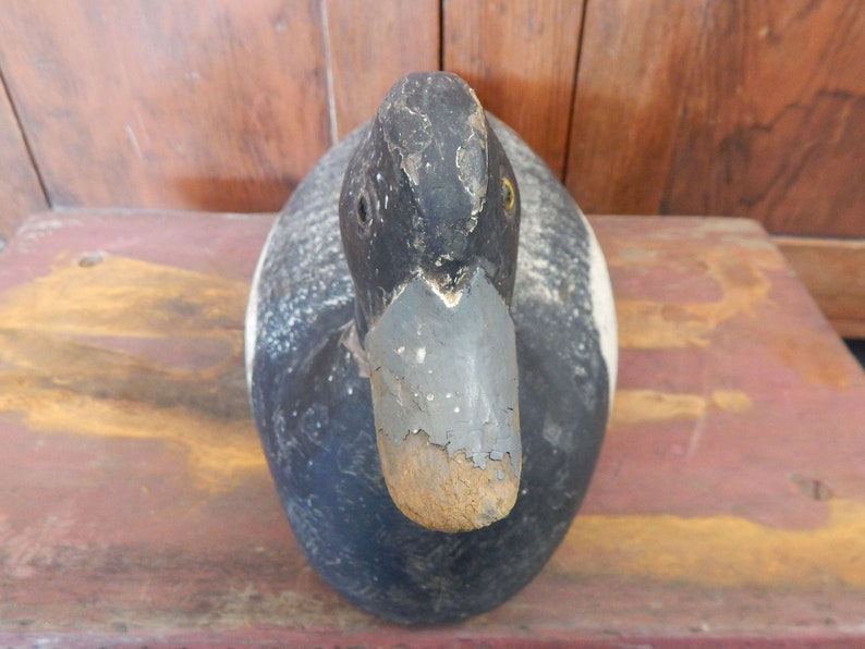 Antique Duck Decoy Hand Carved Wood Decoy Primitive Etsy