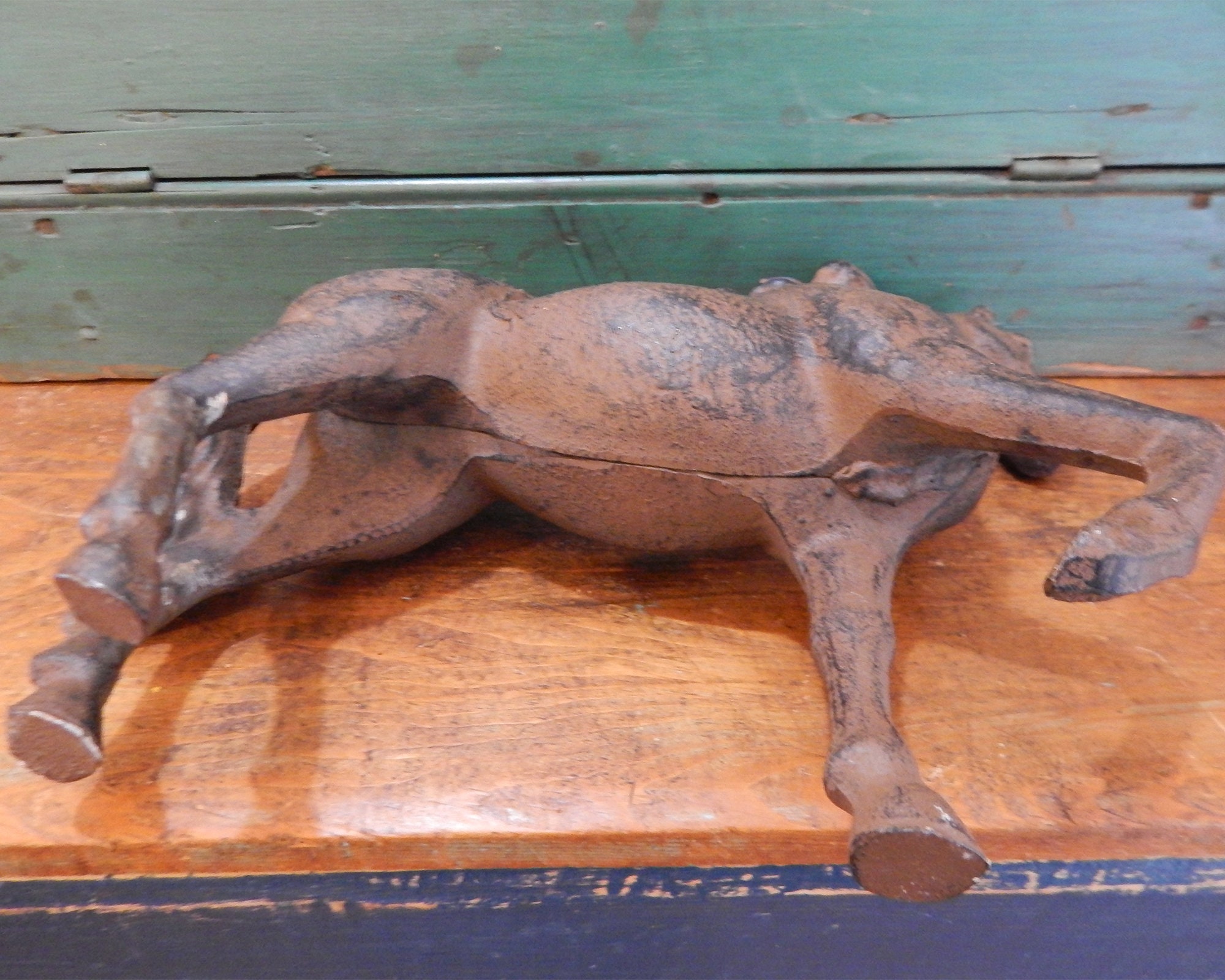 Antique Cast Iron Horse Horse Sculpture Horse Art Vintage Etsy