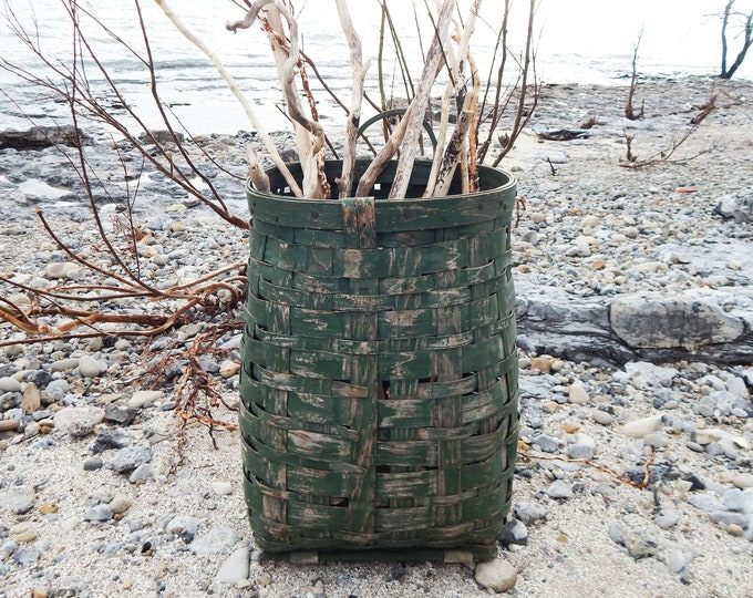Antique Adirondack Pack Basket Etsy