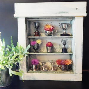 Vintage Wall Shelf - Shabby Chic - Hanging Shelf - Vintage Medicine Cabinet