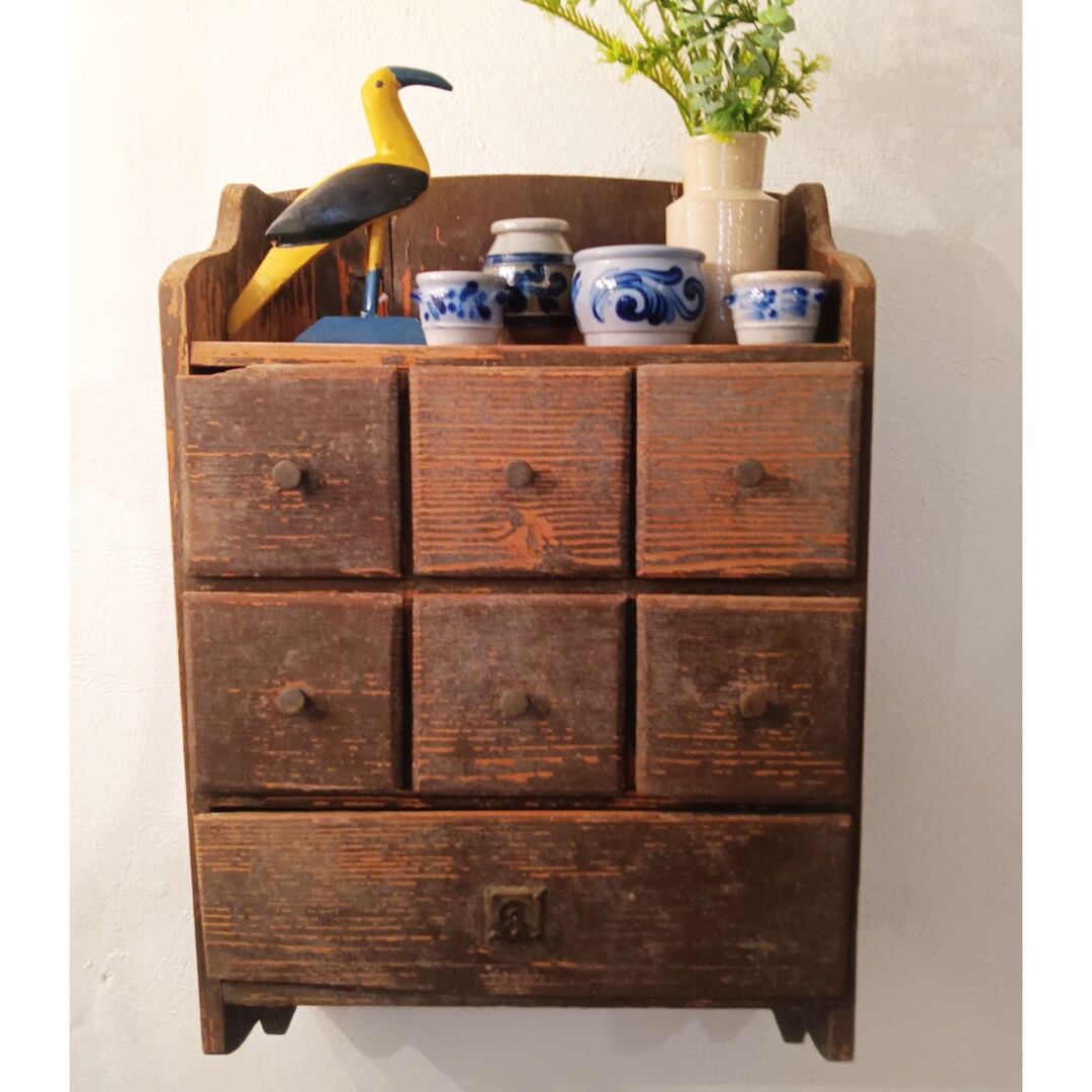 Antique Apothecary Wall Hanging Pharmacy Cupboard 19th Century Etsy