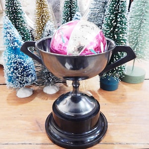 Vintage Trophy - Trophy Cup - Silver Trophy- Unengraved - Hallmarked Sheffield - Made in England - Vintage Shelf Decor