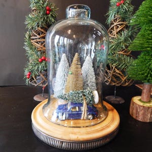 Vintage Cloche - Christmas Cloche - Garden Cloche - Vintage Christmas Decor