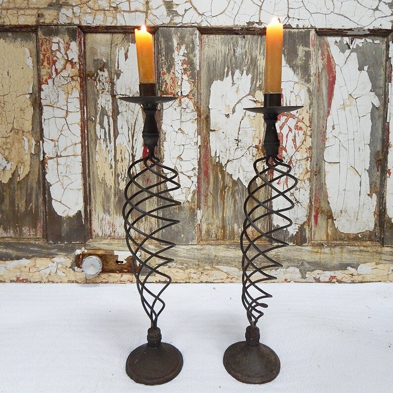 Vintage Wire Candle Holders Etsy