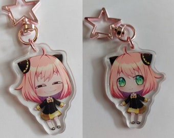 Smug girl acrylic charm