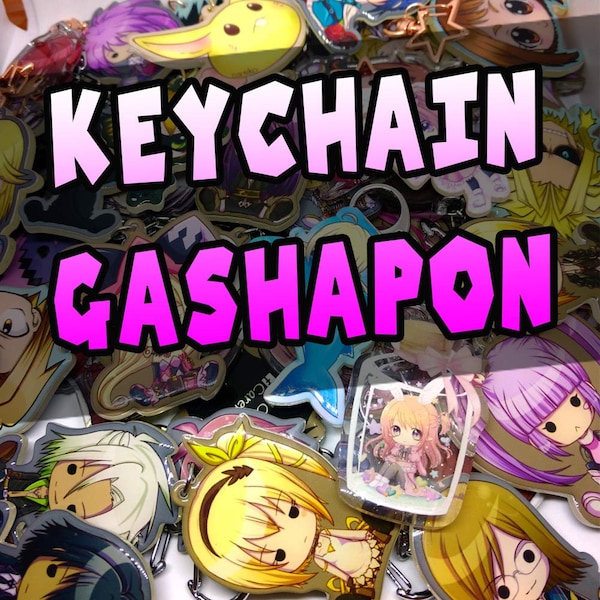 Gashapon Keychain Etsy