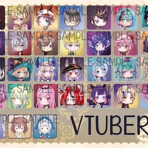 LIQUIDATION - VTubers acrylic charm