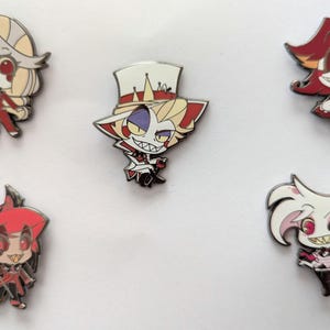 H hotel enamel pins