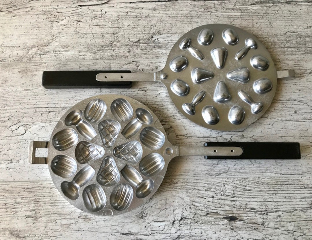 Cookie Mold Forms for Cookie Waffle Iron Vintage Cookie Mold Etsy