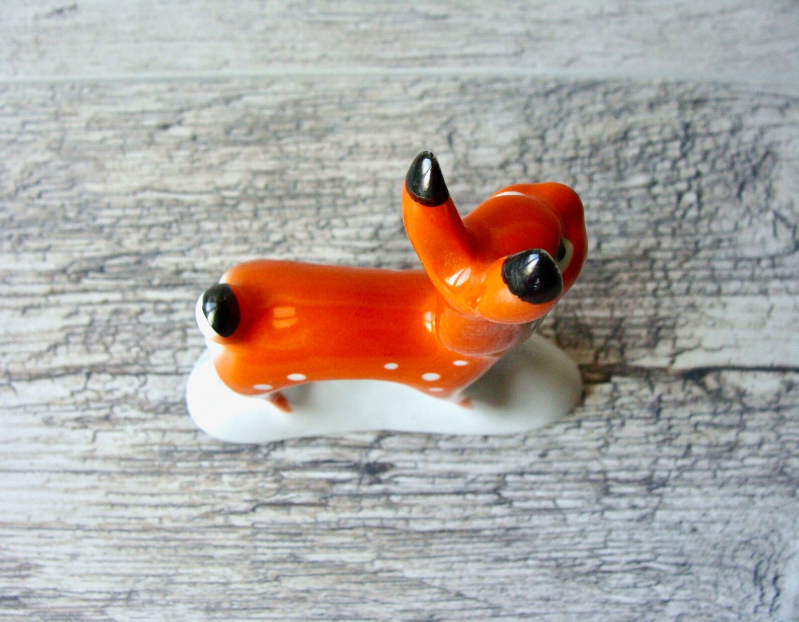 Deer Ceramic Deer Deer Figurine Pottery Deer Deer Figure USSR Figurine