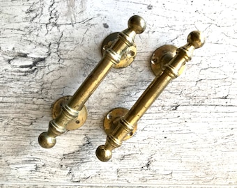 Door knobs Door handles Brass Door knobs Vintage Handles for window Сabinet handles Knobs Pair of door knobs Small door handles