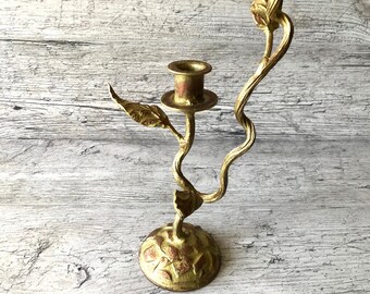 Candlestick Vintage candlestick Forged candlestick Candleholder Candle holder Vintage candle holder Forged candle holder Holder for candle