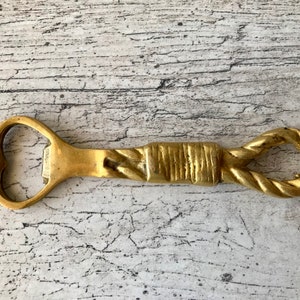 Bottle opener Beer bottle opener Brass bottle opener Vintage Opener Gift Beer opener Gift for him Gift for men Fathers day gift