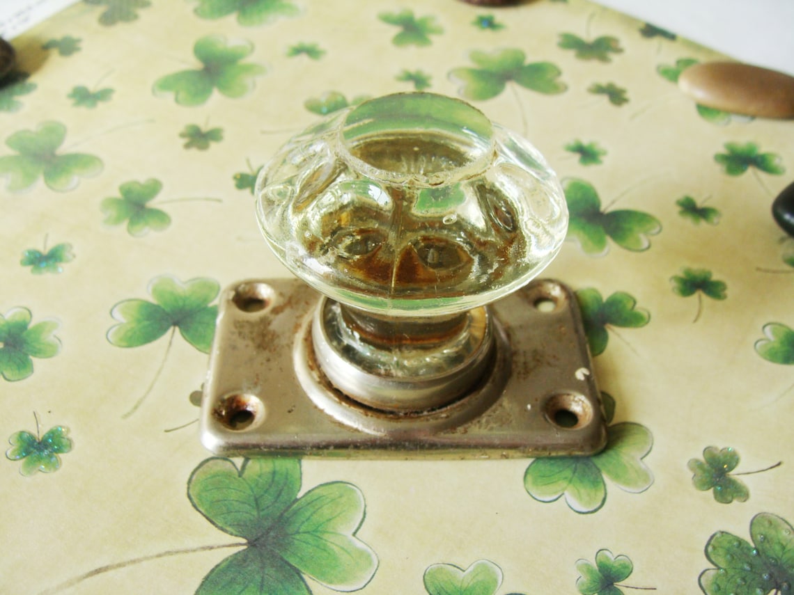 Door Knob Door Handle Glass Door Knob Vintage Clear Glass Door Knobs