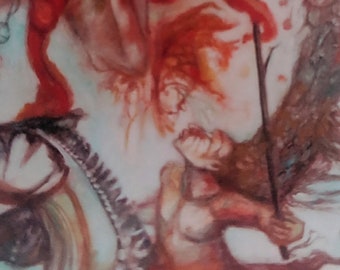 Courting Tree II Aerialist Sticker