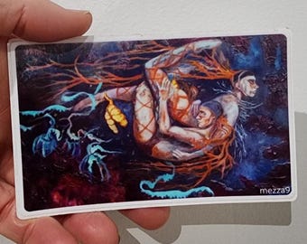 Telepathy Swimmers Sticker - Waterproof Art Decal