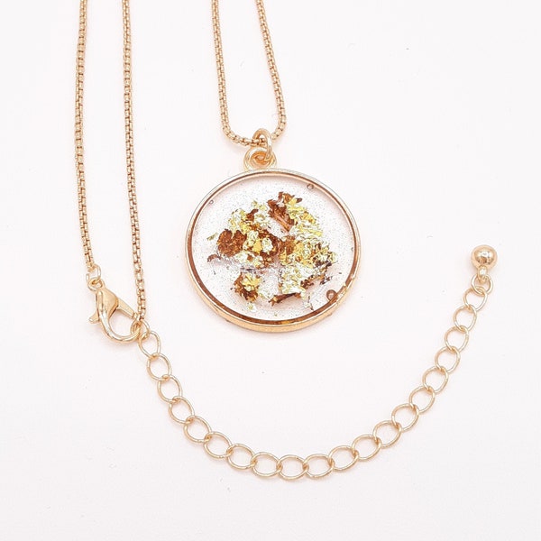 Gold Flake Resin Etsy