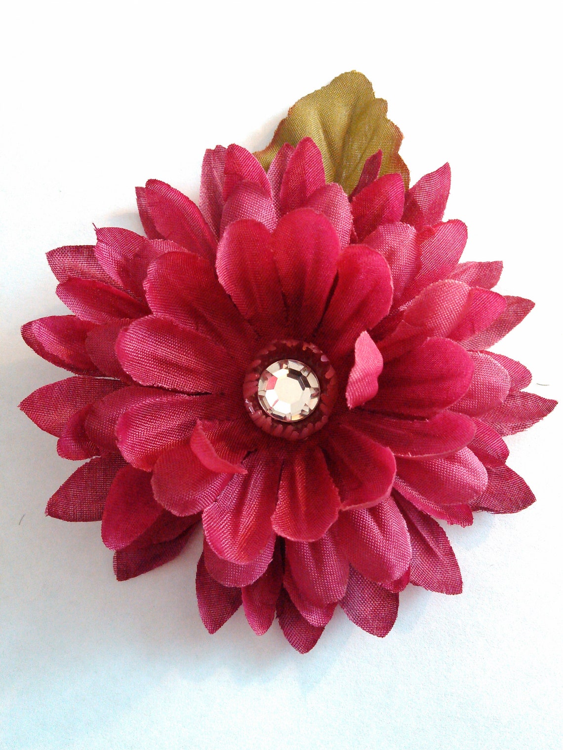 Fall Flower Clip Fall Flower Hair Clip Fall Hair Flower Etsy