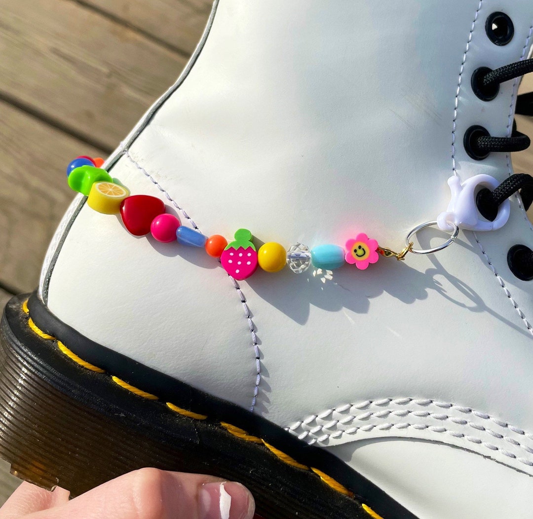 Multicolor Handmade Beaded Shoe Chains Shoe Accessories Etsy