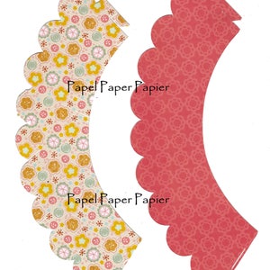Set of Children Cupcake Wrappers - Digital Download - Etsy