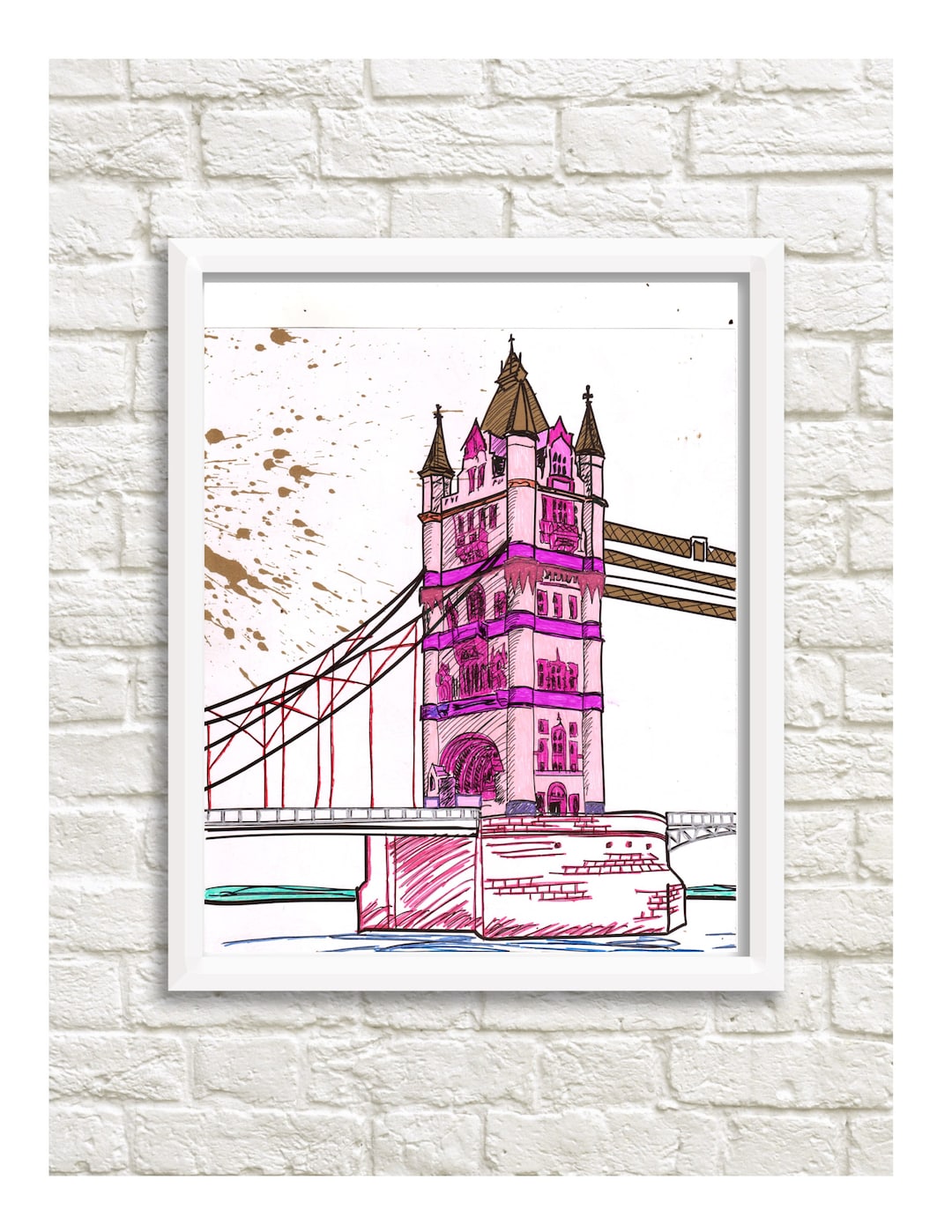 London Bridge Design Digital Download Etsy
