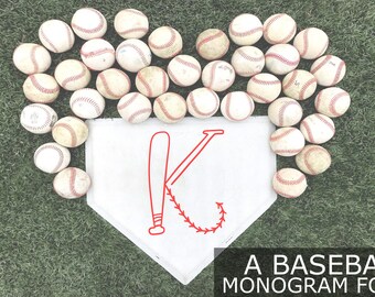 Baseball Monogram Font, Baseball Font, Baseball Letters, Baseball Monogram, Softball Font, T-ball Monogram Svg, T-ball Svg, Baseball Svg,
