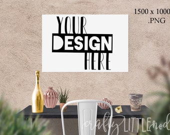 Download Free Mockup Mock Up 30 x 20 femine Stylized Photography SVG Blank Printable PNG Garden Boho Desk Wall Chair Wine Blanks Commercial Use Photo PSD Template