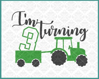Download Tractor Svg Birthday Boy Svg Farm Boy Svg Tractor Birthday | Etsy