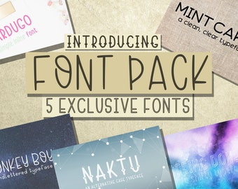 Font Bundle, Font Pack, Otf, Ttf, Cricut Fonts, Silhouette Fonts, Crafter Fonts, Clean Fonts, Vector Fonts, Commercial Use Fonts, Typeface