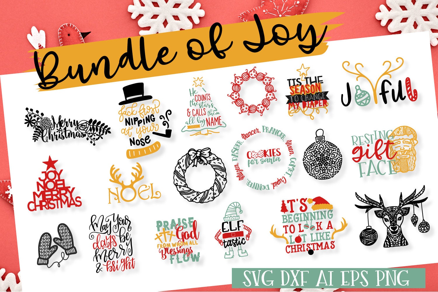 Download BUNDLE Christmas Best Sellers SVG Cutting File Cricut | Etsy