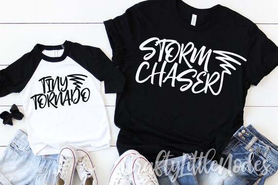 Download Svg File Storm Chaser Tiny Tornado Mommy Daughter Son Etsy
