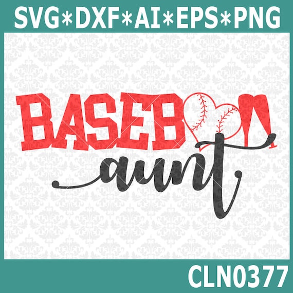 Cln0377 Baseball Aunt Uncle Sister Brother Family Shirts Svg Etsy