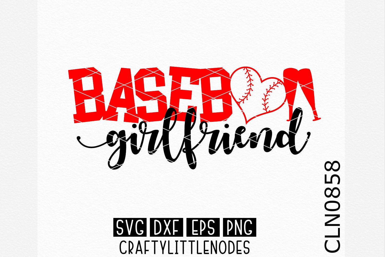 Download Baseball Girlfriend SVG DXF PNG Eps Ai Shirt Design | Etsy