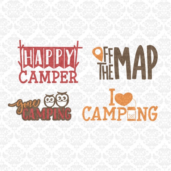 Download Items similar to Happy Camper I Love Camping Off Map Gone ...