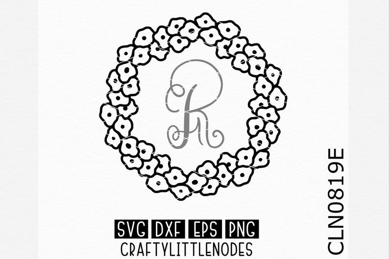 Download Floral Wreath Svg Flower Circle svg Sunflower svg Daisy | Etsy