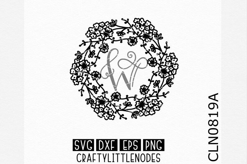 Download Floral Wreath Svg Flower Circle svg Sunflower svg Daisy | Etsy