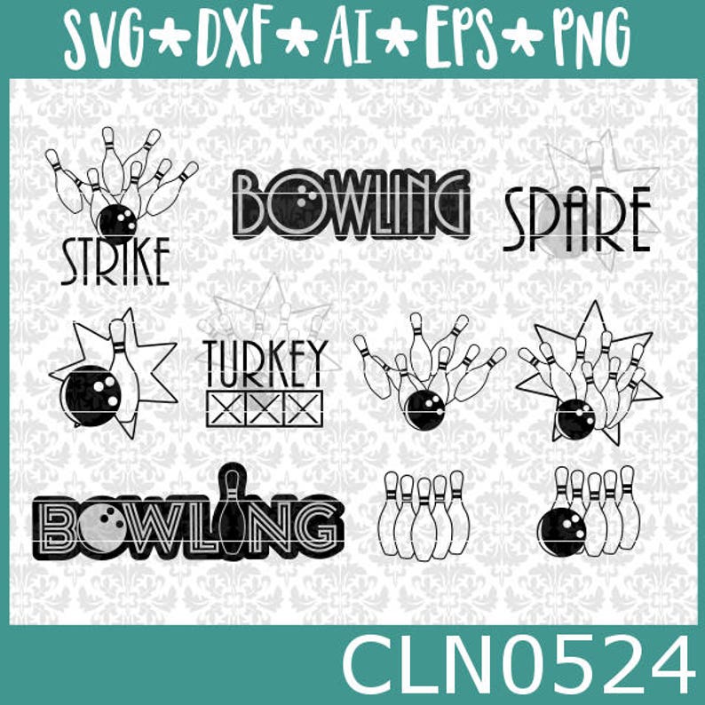 Download Bowling svg Bowling bundle svg Bowling shirt svg Turkey | Etsy