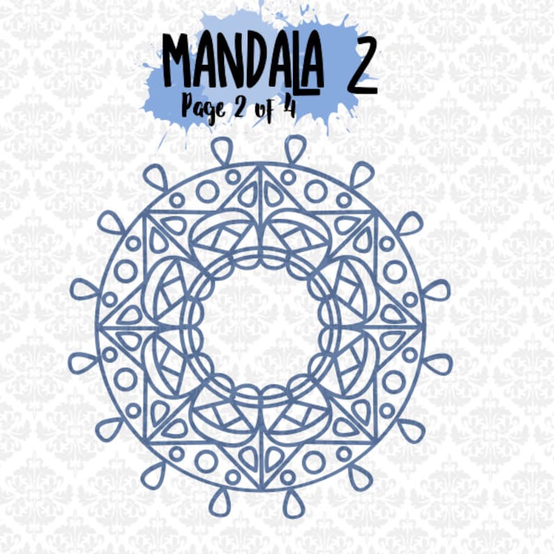 Download Mandala Intricate Henna Tattoo round Monogram SVG DXF Ai ...