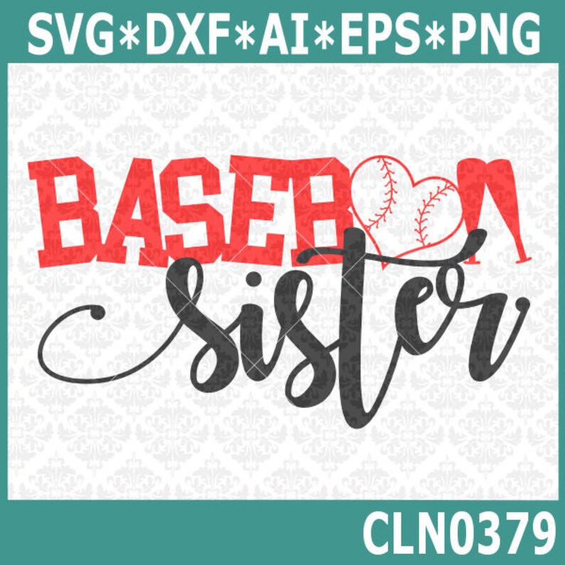 Download Baseball Sister Svg Baseball Svg Baseball Shirt Svgs | Etsy