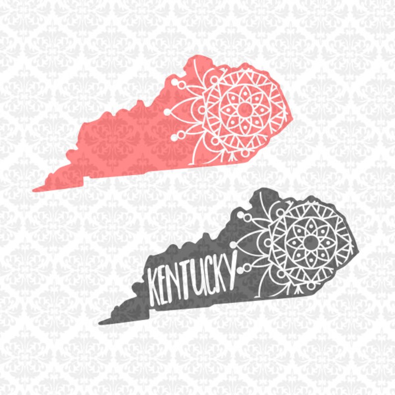 Download Kentucky Filigree Mandala Zentangle Intricate Henna Boho SVG | Etsy