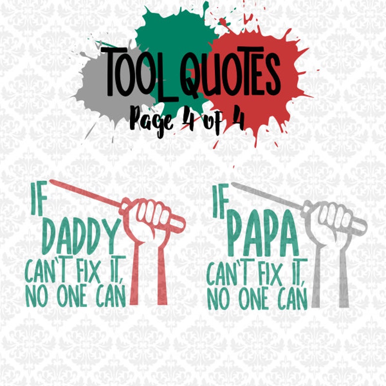 Download Fix It Repair Mechanic Tools Daddy Grandpa SVG DXF Ai EPS ...