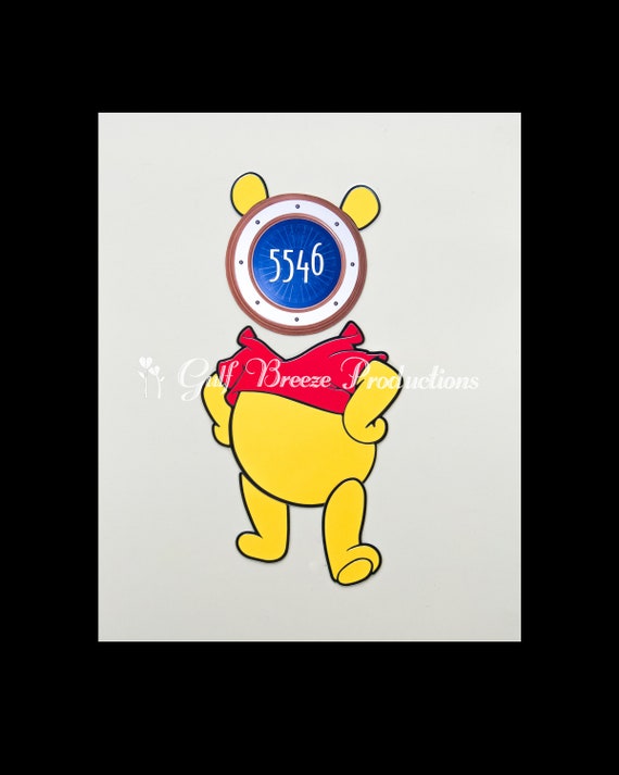 Winnie The Pooh Disney Cruise Door Magnet