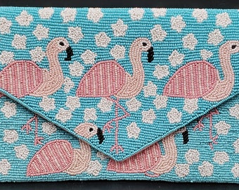 flamingo clutch